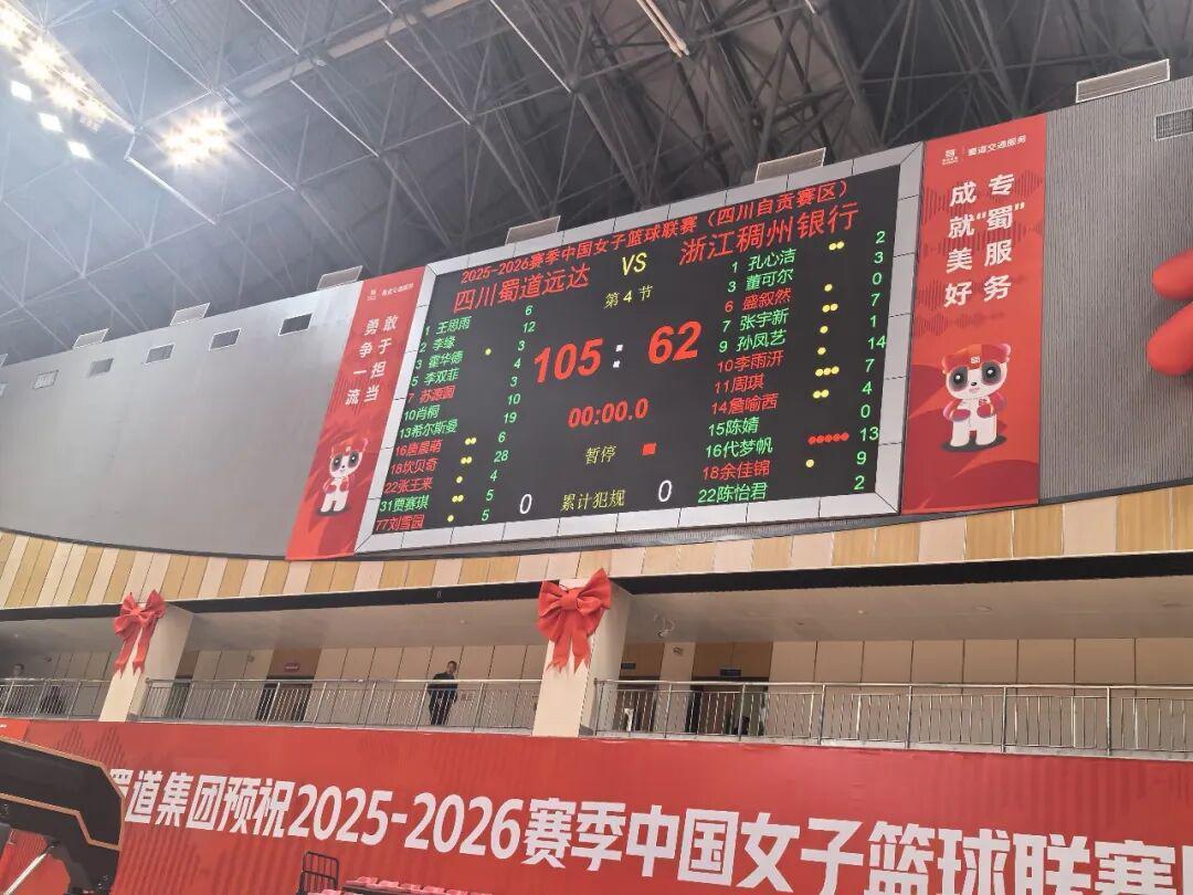 开云体育下载APP-【WCBA联赛】第十五轮｜浙江稠州银行62-105不敌四川蜀道远达